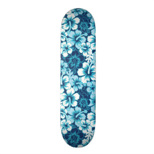 Surf Floral Hibiscus Pattern Persoonlijk Skateboard