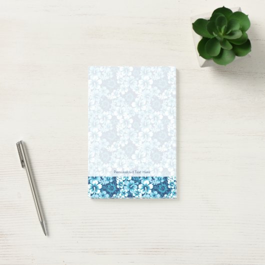 Surf Floral Hibiscus Pattern Post-it® Notes (Kantoor)