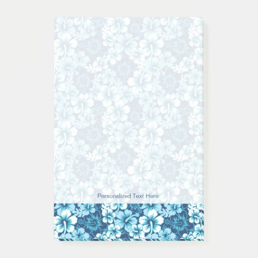 Surf Floral Hibiscus Pattern Post-it® Notes (Voorkant)