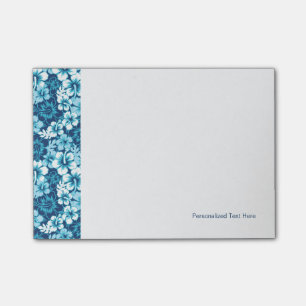 Surf Floral Hibiscus Pattern Post-it® Notes