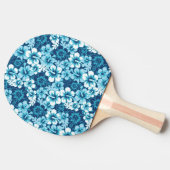 Surf Floral Hibiscus Pattern Tafeltennisbatje (Zijkant)