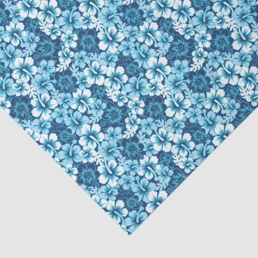 Surf Floral Hibiscus Pattern Tissuepapier (Detail)