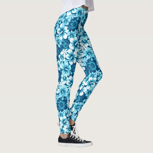 Surf florale hibiscus leggings (Rechts)