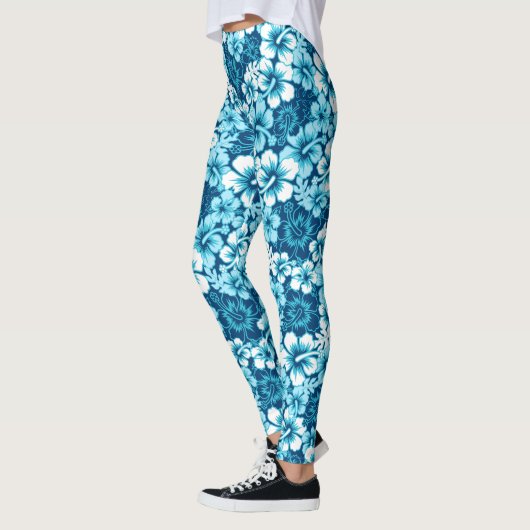 Surf florale hibiscus leggings (Links)