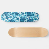 Surf florale hibiscus persoonlijk skateboard (Horizontaal)