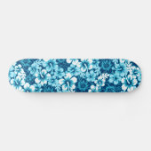 Surf florale hibiscus persoonlijk skateboard (Horizontaal)