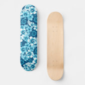 Surf florale hibiscus persoonlijk skateboard (Voorkant)