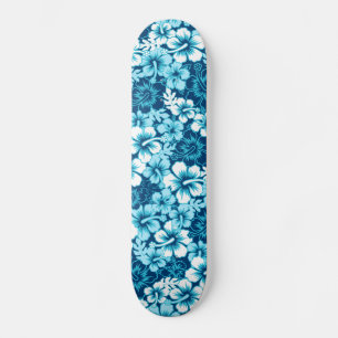 Surf florale hibiscus persoonlijk skateboard