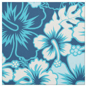 Surf florale hibiscus stof (Swatch)