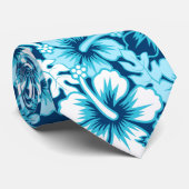 Surf florale hibiscus stropdas (Opgerold)