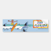 Surf Florida bumpersticker (Voorkant)