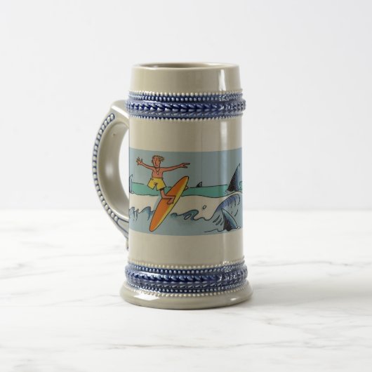 Surf Florida stein Bierpul (Voorkant links)