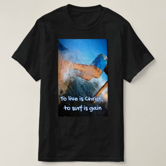 Surf for Christ T-shirt (Design voorkant)