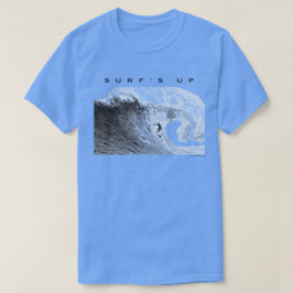 Surf gaat surfen op barrel wave t-shirt
