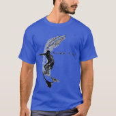 Surf gaat surfen t-shirt (Voorkant)