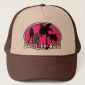 surf, geboren uit surf trucker pet (Voorkant)