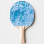 Surf-geïnspireerde oceaangolven zeegezicht tafeltennisbatje (Voorkant)