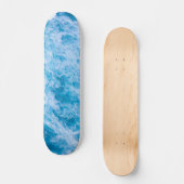 Surf-geïnspireerde Ocean Waves Seascape Skateboard (Voorkant)