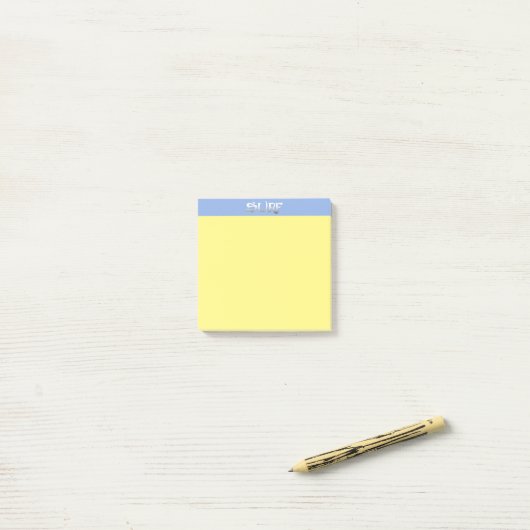 Surf gele notitieblokken post-it® notes (Op bureau)