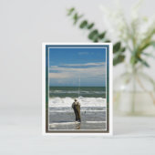 Surf Gevist Briefkaart (Staand voorkant)