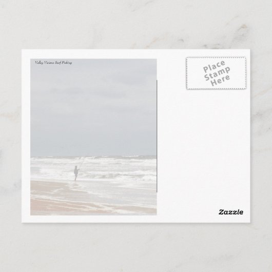 Surf Gevist Briefkaart (Achterkant)