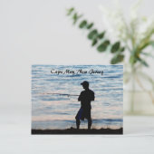 Surf Gevist in Kaapje kan op 6 Briefkaart Dusk (Staand voorkant)