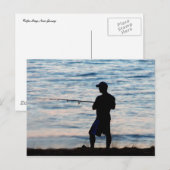Surf Gevist op Dusk 6 Briefkaart (Voorkant / Achterkant)