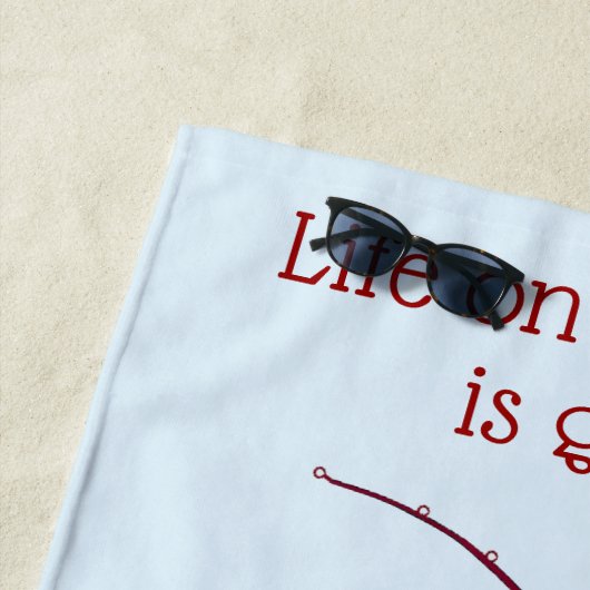 Surf Gevist Strandlaken (In situ)