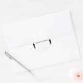 Surf Gevist - Visserij Ronde Sticker (Envelop)