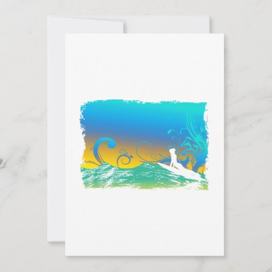 Surf Girl Kaart (Voorkant)