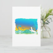 Surf Girl Kaart (Staand voorkant)