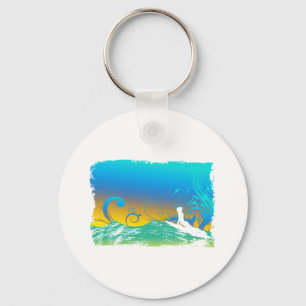 Surf Girl Sleutelhanger