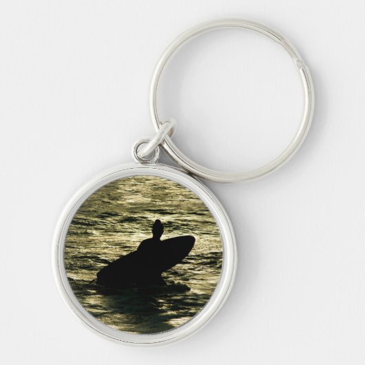 Surf Golden Hour - Keychaine Sleutelhanger (Voorkant)