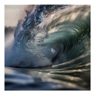 Surf golf oceaan perfect poster