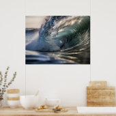 Surf golf oceaan poster (Keuken)