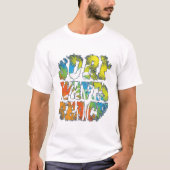 Surf, golven, strand t-shirt (Voorkant)