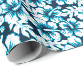 Surf grafisch bloem cadeaupapier (Rol Hoek)