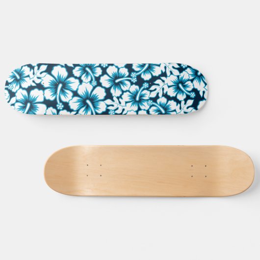 Surf grafisch bloem persoonlijk skateboard (Horizontaal)