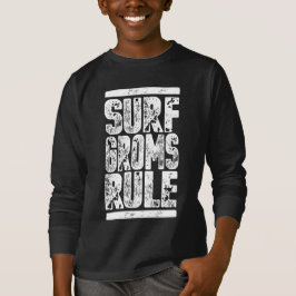 Surf Groms Rule!! (wit) T-shirt