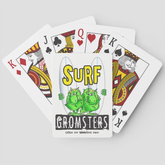 Surf Gromsters Speelkaarten (Achterkant)