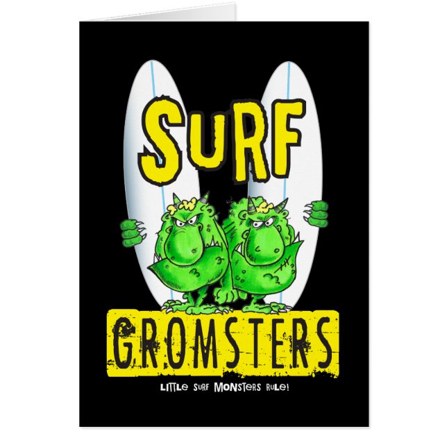 Surf Gromsters zwart (Voorkant)