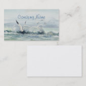 SURF GULLS & ZEE door SHARON SHARPE Visitekaartje (Voorkant / Achterkant)