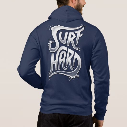 Surf Hard Hoodie (Achterkant)