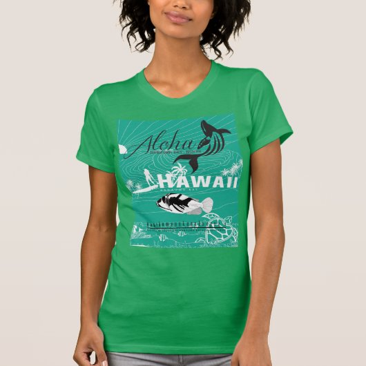 Surf Hawaï T-shirt (Voorkant)