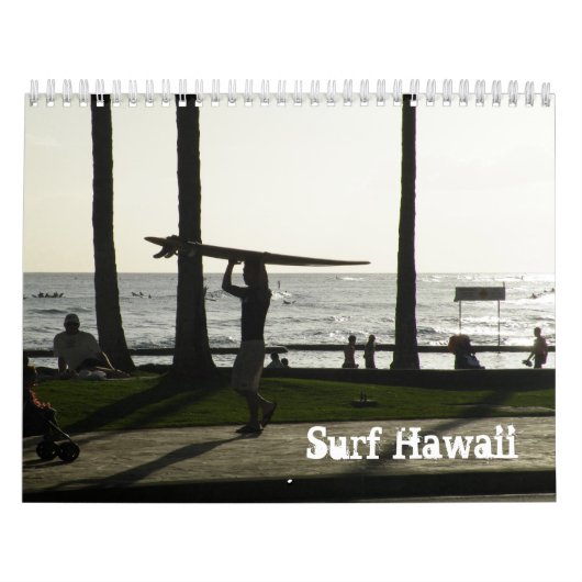 Surf Hawaii-agenda Kalender (Hoes)