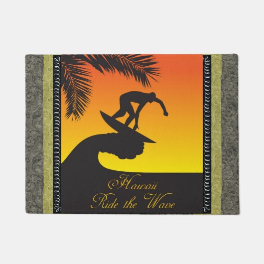 Surf:Hawaii Doormat Deurmat (Voorkant)