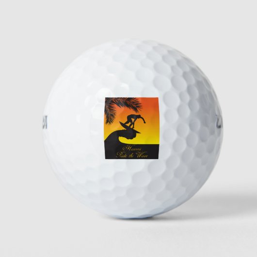 Surf:Hawaii Golfballen (Voorkant)