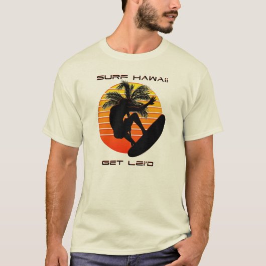 Surf Hawaii Haal Shirten van Lei'd T-shirt (Voorkant)