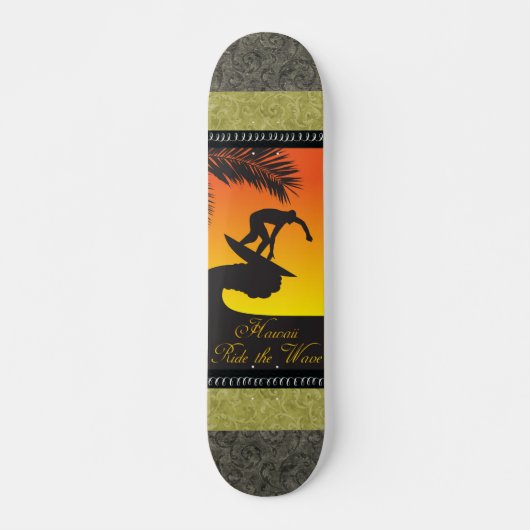 Surf:Hawaii Skateboard (Voorkant)
