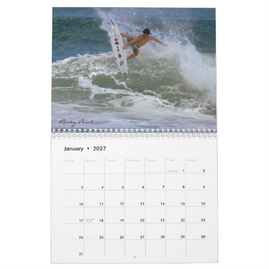 Surf Hawaii, van Brad Scott Kalender (Jan 2027)